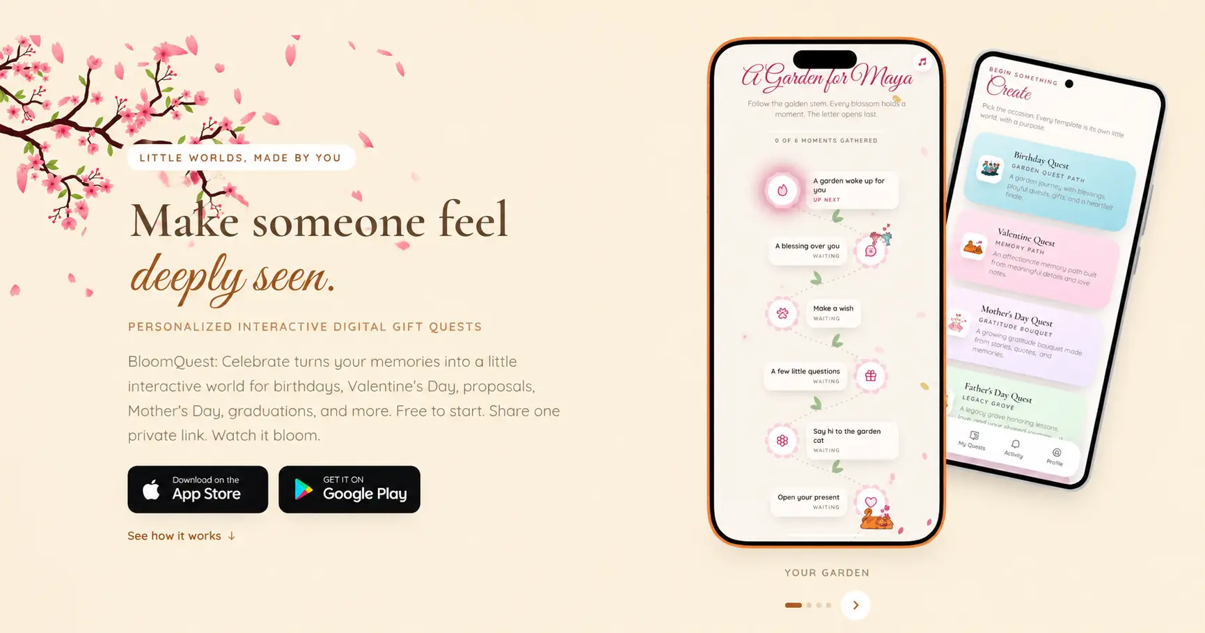 I built an app from a gift I made for someone. Now users are spending hours customizing gifts and as